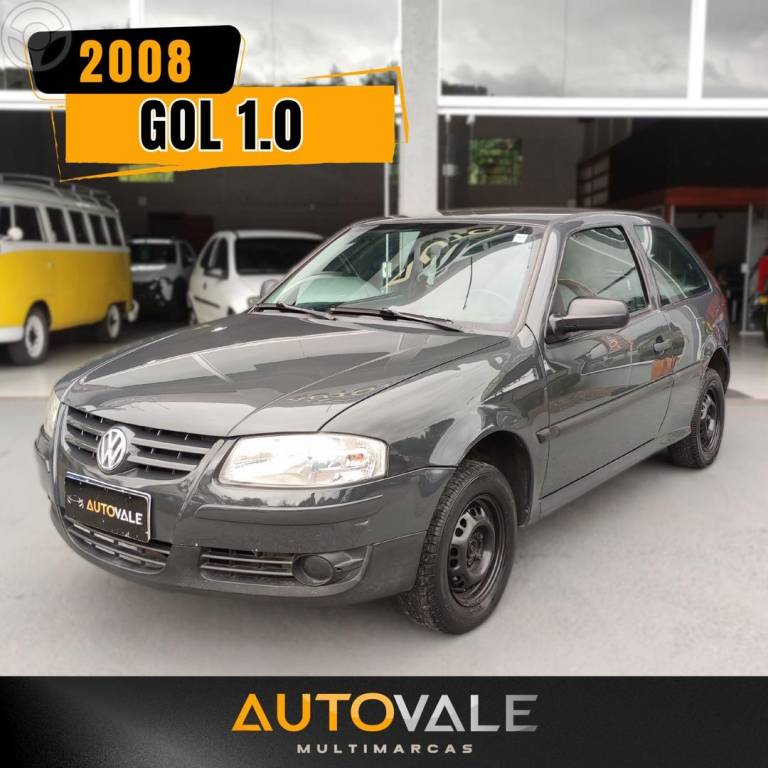 VOLKSWAGEN - GOL 1.0 8V 2P MANUAL - 2008/2008 - CINZA - R$ 21.990,00