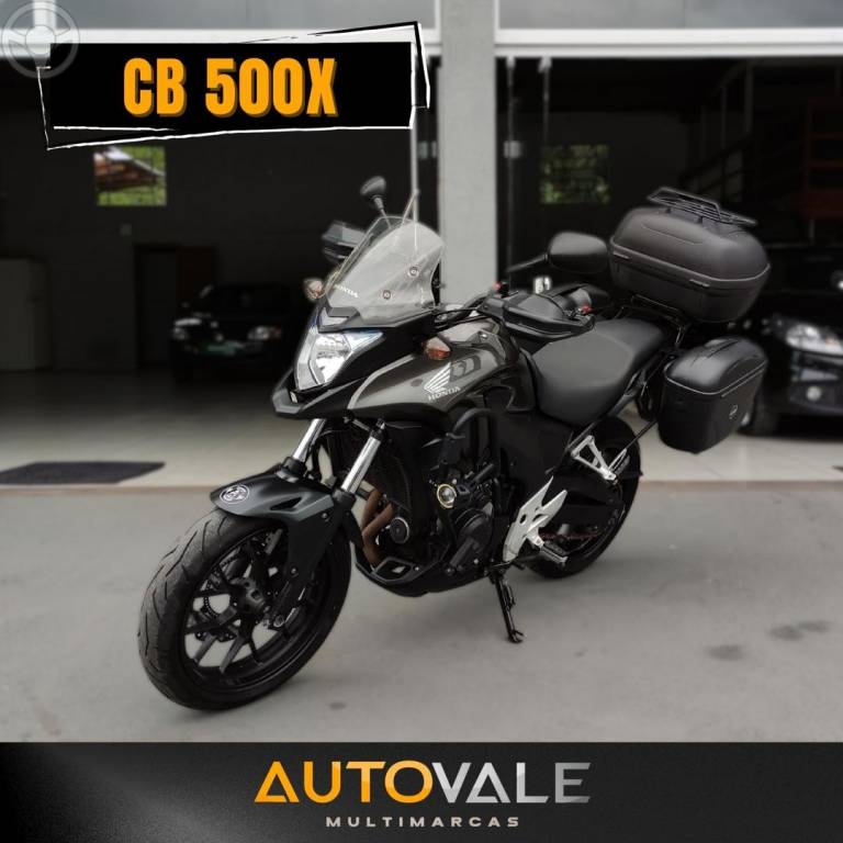 HONDA - CB 500 X - 2014/2015 - CINZA - R$ 36.990,00